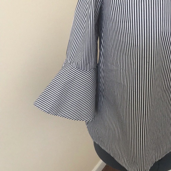 NEW Cupio Striped Off Shoulder Top NWT Size XL - Picture 3 of 4